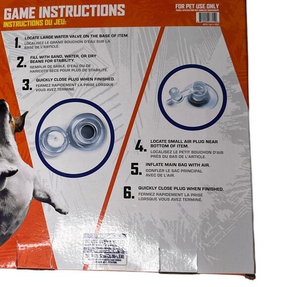 NERF Dog inflatable Target game Interactive Game - Picture 3 of 4